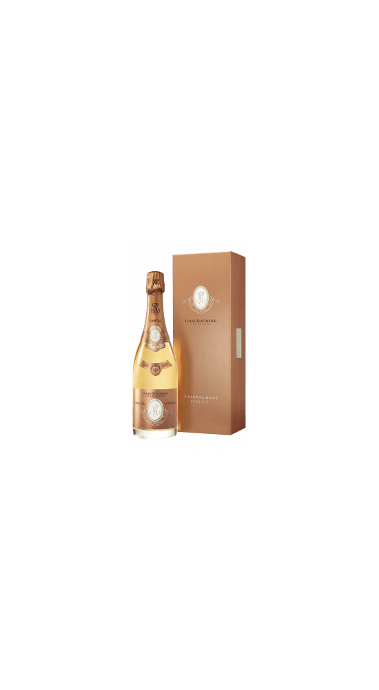 Louis Roederer : Cristal rosé 2012 avec coffret