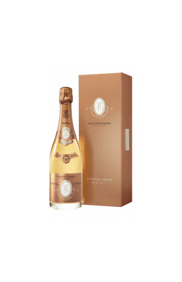 Louis Roederer : Cristal rosé 2012 avec coffret