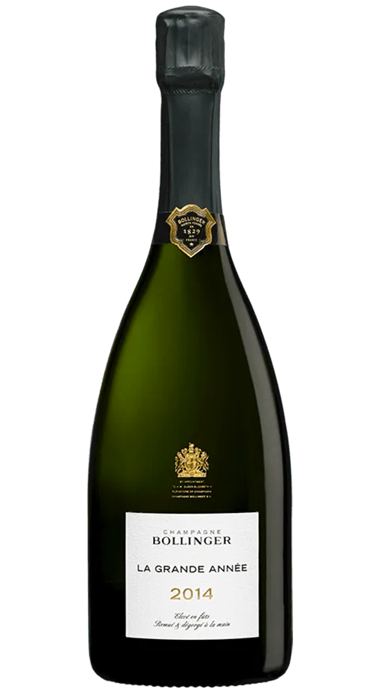 Champagne Bollinger La Grande Année 2014 with gift box