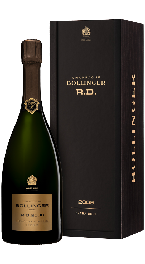 Champagne Bollinger R.D. 2008 - Caisse Bois