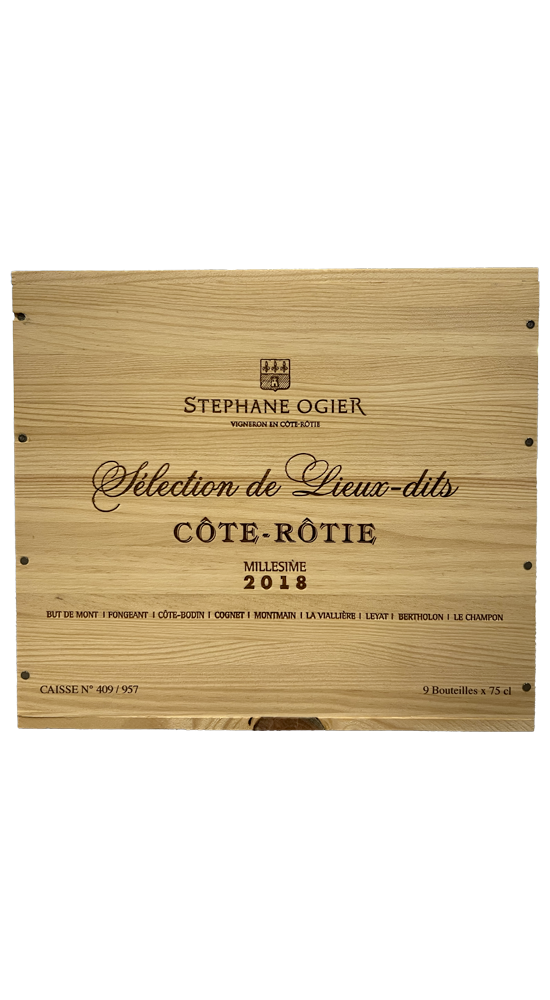 Stéphane Ogier : Collection 9 Côte-Rôtie"Sélection de Lieux-Dits" 2018